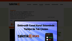 What Teknika.com.tr website looked like in 2020 (3 years ago)