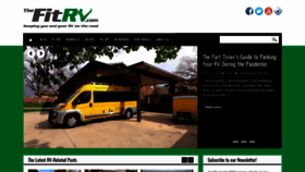 What Thefitrv.com website looked like in 2020 (3 years ago)