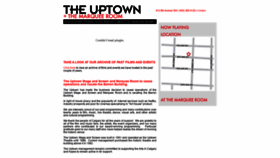 What Theuptown.com website looked like in 2020 (3 years ago)