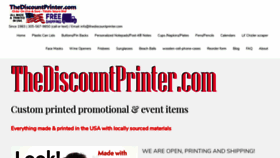 What Thediscountprinter.com website looked like in 2020 (3 years ago)