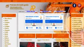 What Tejidogratis.com website looked like in 2020 (3 years ago)