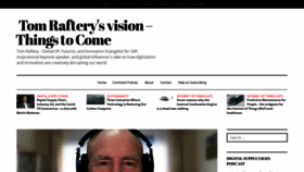 What Tomraftery.com website looked like in 2020 (3 years ago)