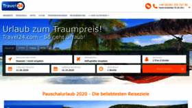 What Travel24.de website looked like in 2020 (3 years ago)