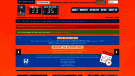 What Txlottery.com website looked like in 2020 (3 years ago)