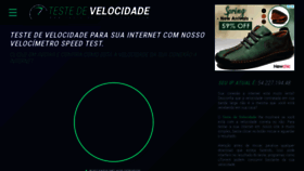 What Teste-de-velocidade.com website looked like in 2020 (3 years ago)