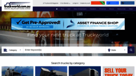 What Truckworld.com.au website looked like in 2020 (3 years ago)