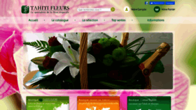 What Tahiti-fleurs.com website looked like in 2020 (3 years ago)