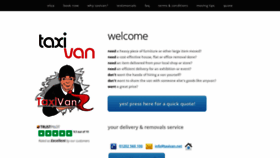 What Taxivan.net website looked like in 2020 (3 years ago)