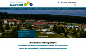 What Tannheim.de website looked like in 2020 (3 years ago)