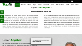 What Topfit-igb.de website looked like in 2020 (3 years ago)