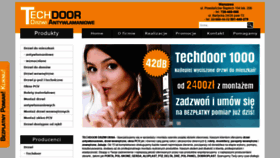 What Techdoor.pl website looked like in 2020 (3 years ago)