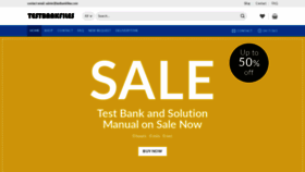 What Testbankfiles.com website looked like in 2020 (3 years ago)