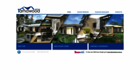 What Tamawood.com.au website looked like in 2020 (3 years ago)