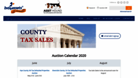 What Taxsale.com website looked like in 2020 (3 years ago)