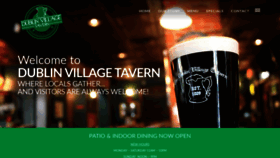 What Thedublinvillagetavern.com website looked like in 2020 (3 years ago)