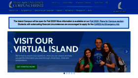What Tamucc.edu website looked like in 2020 (6 years ago)