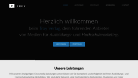What Troy-verlag.de website looked like in 2020 (3 years ago)