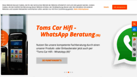 What Toms-car-hifi.de website looked like in 2020 (4 years ago)
