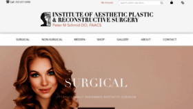 What Theaestheticsurgeon.com website looked like in 2020 (3 years ago)