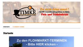 What Timke.com website looked like in 2020 (3 years ago)