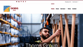 What Thorns.co.uk website looked like in 2020 (3 years ago)