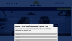 What Travelnrelax.com website looked like in 2020 (3 years ago)