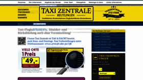 What Taxifunk-zentrale-reutlingen.de website looked like in 2020 (3 years ago)