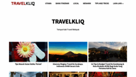 What Travelkliq.com website looked like in 2020 (3 years ago)