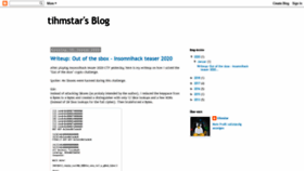 What Tihmstar.net website looked like in 2020 (3 years ago)