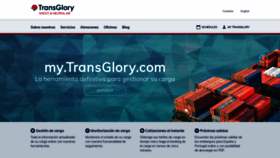 What Transglory.com website looked like in 2020 (3 years ago)