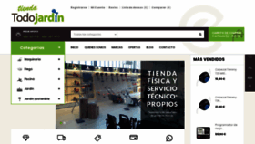 What Tiendatodojardin.com website looked like in 2020 (3 years ago)