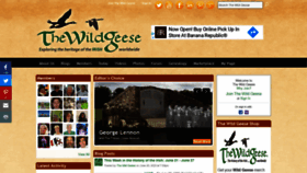What Thewildgeese.com website looked like in 2020 (3 years ago)