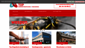 What Top-ongediertebestrijding.nl website looked like in 2020 (3 years ago)