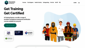 What Trainingexpress.org.uk website looked like in 2020 (5 years ago)