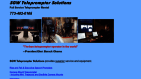 What Telepromptersolutions.com website looked like in 2020 (3 years ago)