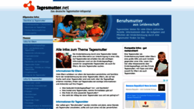 What Tagesmutter.net website looked like in 2020 (3 years ago)