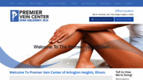 What Thepremierveincenter.com website looked like in 2020 (3 years ago)