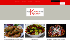 What Twokooksinthekitchen.com website looked like in 2020 (3 years ago)
