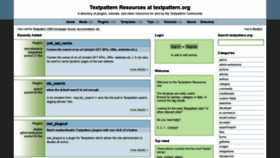 What Textpattern.org website looked like in 2020 (3 years ago)