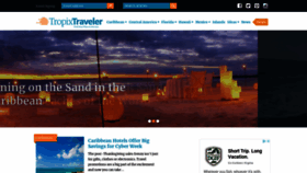 What Tropixtraveler.com website looked like in 2020 (3 years ago)