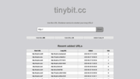 What Tinybit.cc website looked like in 2020 (5 years ago)