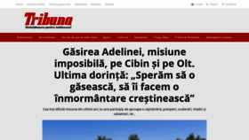 What Tribuna.ro website looked like in 2020 (3 years ago)