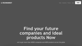 What Techmarket.io website looked like in 2020 (6 years ago)
