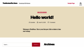 What Themoviesflix.store website looked like in 2020 (3 years ago)