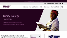 What Trinitycollege.co.uk website looked like in 2020 (3 years ago)