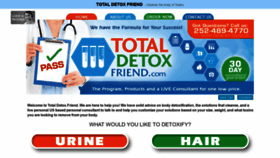 What Totaldetoxfriend.com website looked like in 2020 (3 years ago)
