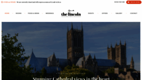 What Thelincolnhotel.com website looked like in 2020 (3 years ago)