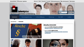 What Talentplus.de website looked like in 2020 (3 years ago)
