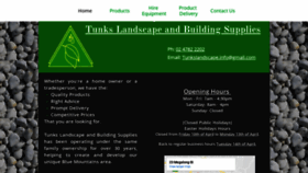 What Tunkslandscape.com website looked like in 2020 (3 years ago)