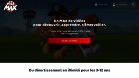 What Tfoumax.fr website looked like in 2020 (3 years ago)